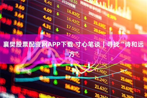 襄樊股票配资网APP下载 寸心笔谈｜寻找“诗和远方”