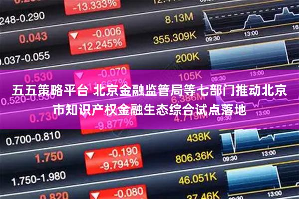 五五策略平台 北京金融监管局等七部门推动北京市知识产权金融生态综合试点落地